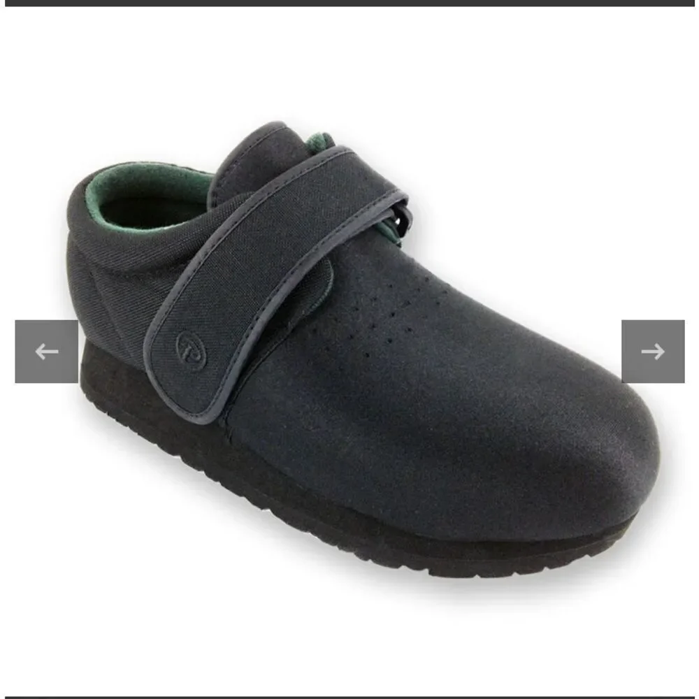 Pedors Unisex‎ Black Classic Stretch Shoes For Swollen Feet Size 10/12